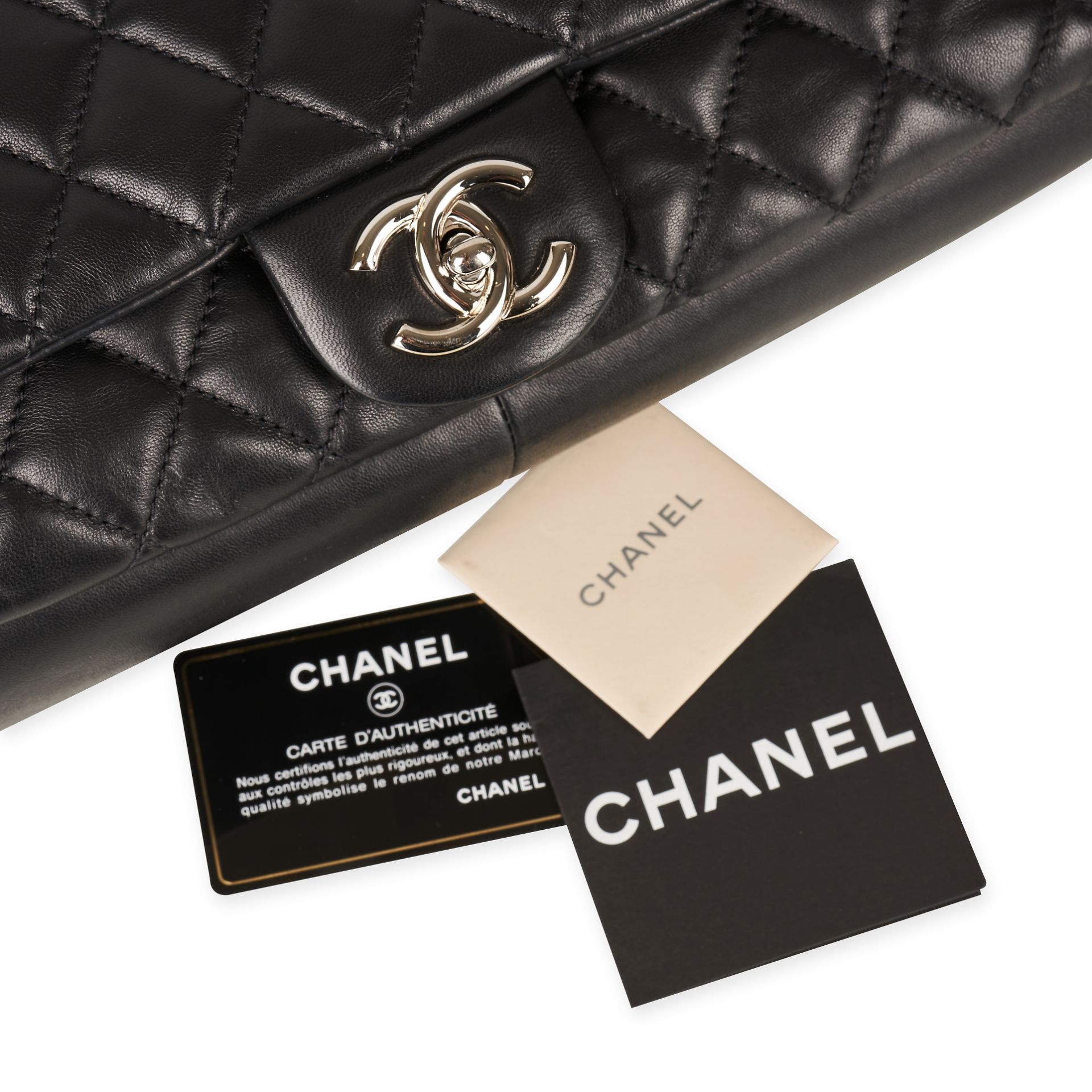 CHANEL RAIN JACKET JUMBO FLAP BAG Condition grade B+. Produced in 2011. 35cm long, 19cm high. 2... - Image 12 of 13