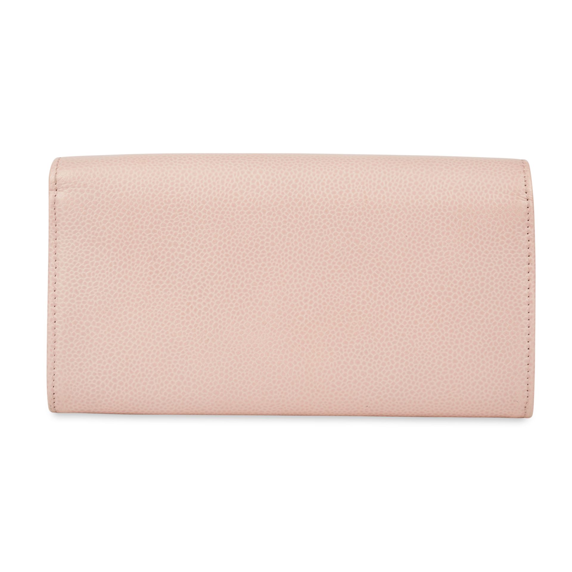 CHANEL TIMELESS CC PINK CAVIAR LONG WALLET Condition grade C. 19cm long, 11cm high. Produced in... - Image 2 of 3