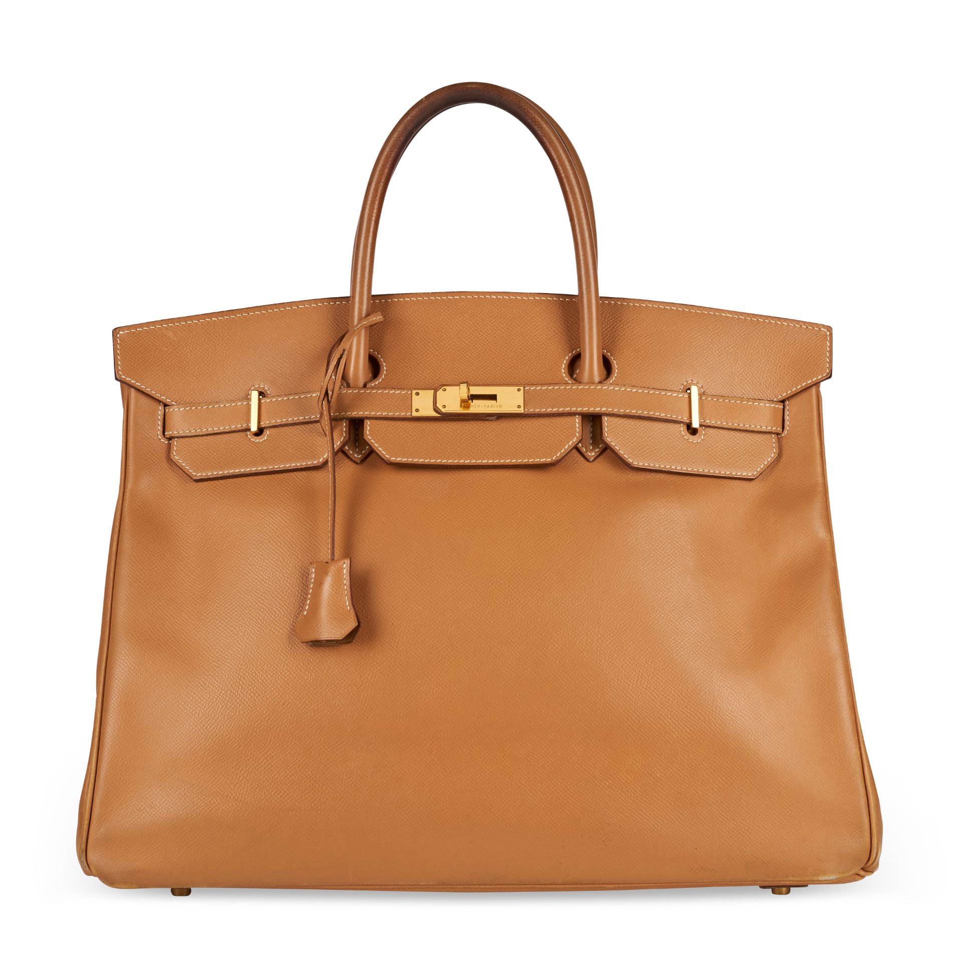 HERMES CAMEL TABAC BIRKIN 40 BAG Condition grade B-.  Produced in 1996. 40cm long, 30cm high. T... - Image 3 of 8