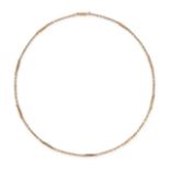 A GOLD CHAIN NECKLACE in 15ct yellow gold, designed as a fancy link chain, stamped 15C, 40.5cm, 6...