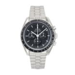 OMEGA - AN OMEGA SPEEDMASTER MOONWATCH "SAPPHIRE SANDWICH" WRISTWATCH in stainless steel, 310.30....