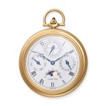 AUDEMARS PIGUET - A FINE AUDEMARS PIGUET QUANTIEME PERPETUEL SAVONETTE OPENFACE POCKET WATCH in 1...