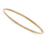 PICCHIOTTI, A GOLD BANGLE in 18ct yellow gold, of plain design, signed Picchiotti, Italian assay ...