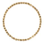 POMELLATO, A VINTAGE CONVERTIBLE NECKLACE AND BRACELET SUITE in 18ct yellow gold, comprising a se...