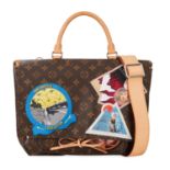 LOUIS VUITTON X CINDY SHERMAN ICONOCLASTS SATCHEL BAG Condition grade A. 35cm long, 25cm high. ...