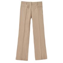 MIU MIU BEIGE TROUSERS Condition grade B+. Size Italian 42. 80cm waist, 110cm length. Beige ton...