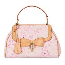 LOUIS VUITTON X TAKASHI MURAKAMI CHERRY BLOSSOM RETRO BAG Condition grade B+. 30cm long, 20cm h...