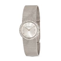 BAUME & MERCIER - A LADIES DIAMOND BAUME & MERCIER COCKTAIL WATCH in 18ct white gold, 36587, 335X...