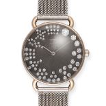 SOLANGE AZAGURY-PARTRIDGE, A SOLANGE ROUNDS DIAMOND WRISTWATCH in 18ct white and black gold, the ...