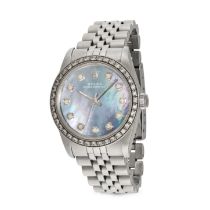 ROLEX - A ROLEX OYSTER PERPETUAL WRISTWATCH in stainless steel, 67514, L512XXX, c.1989, the circu...