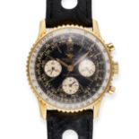 BREITLING - A BREITLING NAVITIMER CHRONOGRAPH WRISTWATCH in stainless steel and gold plate, 806, ...