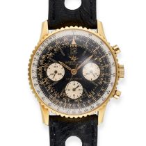 BREITLING - A BREITLING NAVITIMER CHRONOGRAPH WRISTWATCH in stainless steel and gold plate, 806, ...