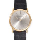 AUDEMARS PIGUET - AN AUDEMARS PIGUET ULTRA THIN DRESS WRISTWATCH in 18ct yellow gold, 1090,  c.19...