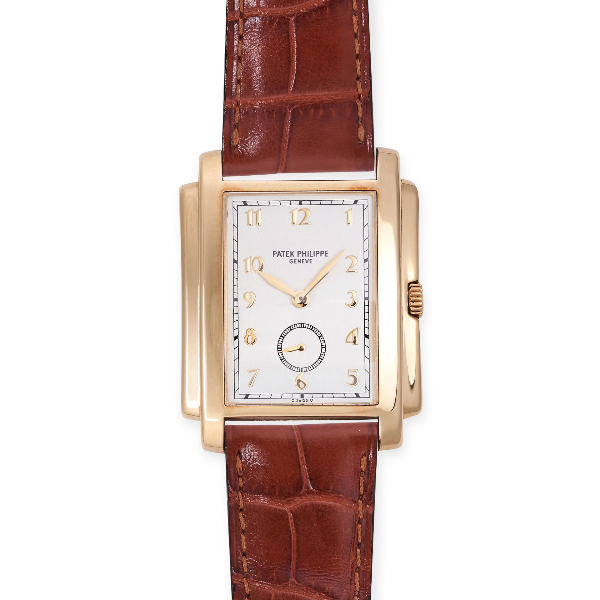 PATEK PHILIPPE - A PATEK PHILIPPE GONDOLO WRISTWATCH in 18ct yellow gold, 5024 J-010, c.1998, the... - Image 3 of 6