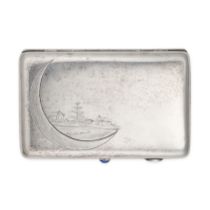 NO RESERVE - A FINE ANTIQUE IMPERIAL RUSSIAN SILVER CIGARETTE CASE by the Association of Moscow G...