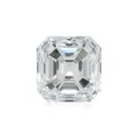 AN UNMOUNTED DIAMOND square emerald cut, 1.01 carats. Accompanied by a GIA report stating that th...