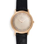 OMEGA - A VINTAGE OMEGA AUTOMATIC WRISTWATCH in 18ct rose gold, 2898.S.C, Cal.491, 19 jewel autom...