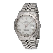 ROLEX - A ROLEX OYSTER PERPETUAL DATEJUST WRISTWATCH in stainless steel, 16264, T21XXXX, the circ...