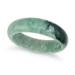 A JADEITE JADE BANGLE comprising a single hoop of polished jadeite jade, inner circumference 17.2...