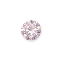 NO RESERVE - AN UNMOUNTED ARGYLE FANCY PURPLISH PINK DIAMOND round brilliant cut, 0.31 carats. Ac...