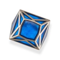 SOLANGE AZAGURY-PARTRIDGE, A REAL FAKE BLUE RING in 18ct white gold, designed as a cut gemstone r...