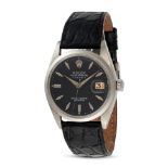 ROLEX - A VINTAGE ROLEX OYSTER PERPETUAL DATE in stainless steel, 6534, 228XXX, 26 jewel automati...