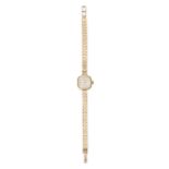 ROLEX - A VINTAGE LADIES' ROLEX PRECISION WRISTWATCH in 9ct and 18ct yellow gold, 17 jewels manua...