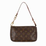 LOUIS VUITTON VINTAGE MONOGRAM POCHETTE ACCESSOIRES BAG Condition grade C+. Produced in 2002. 2...