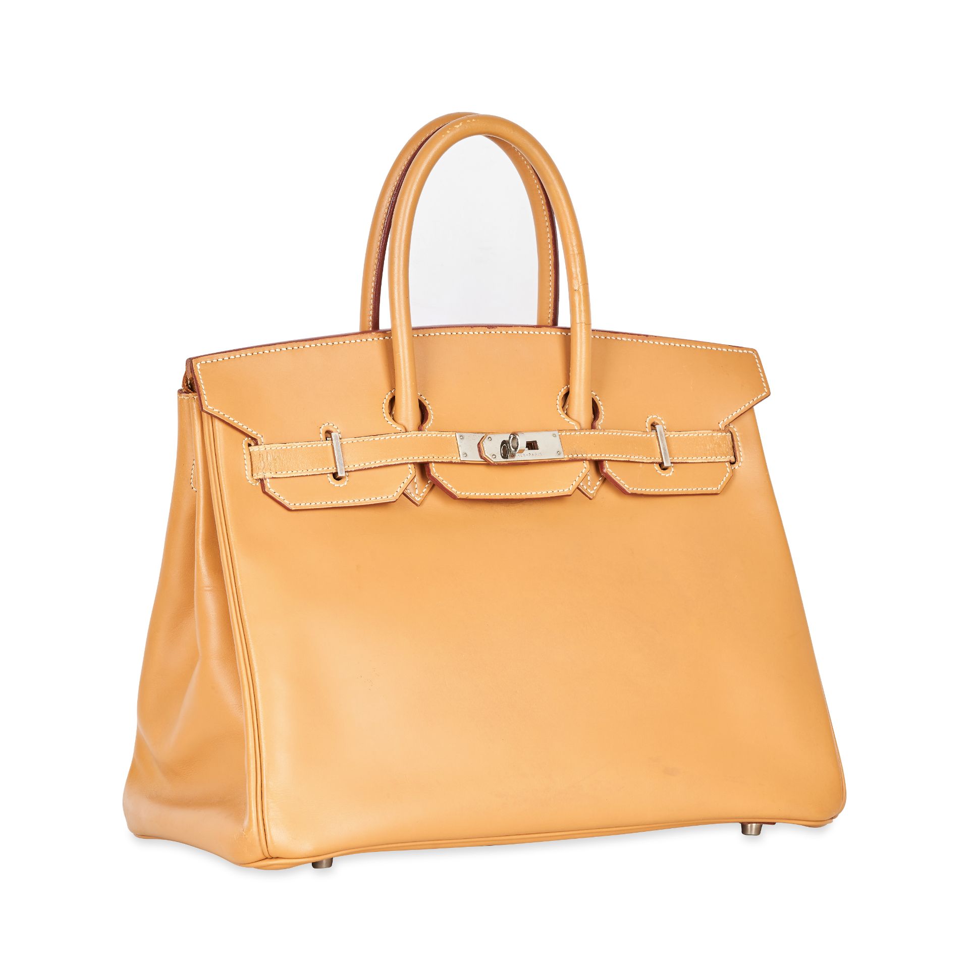 HERMES, A NATURELLE BIRKIN 35 BAG Condition grade C. Produced in 1999. 35cm long, 31cm high. To... - Image 5 of 6