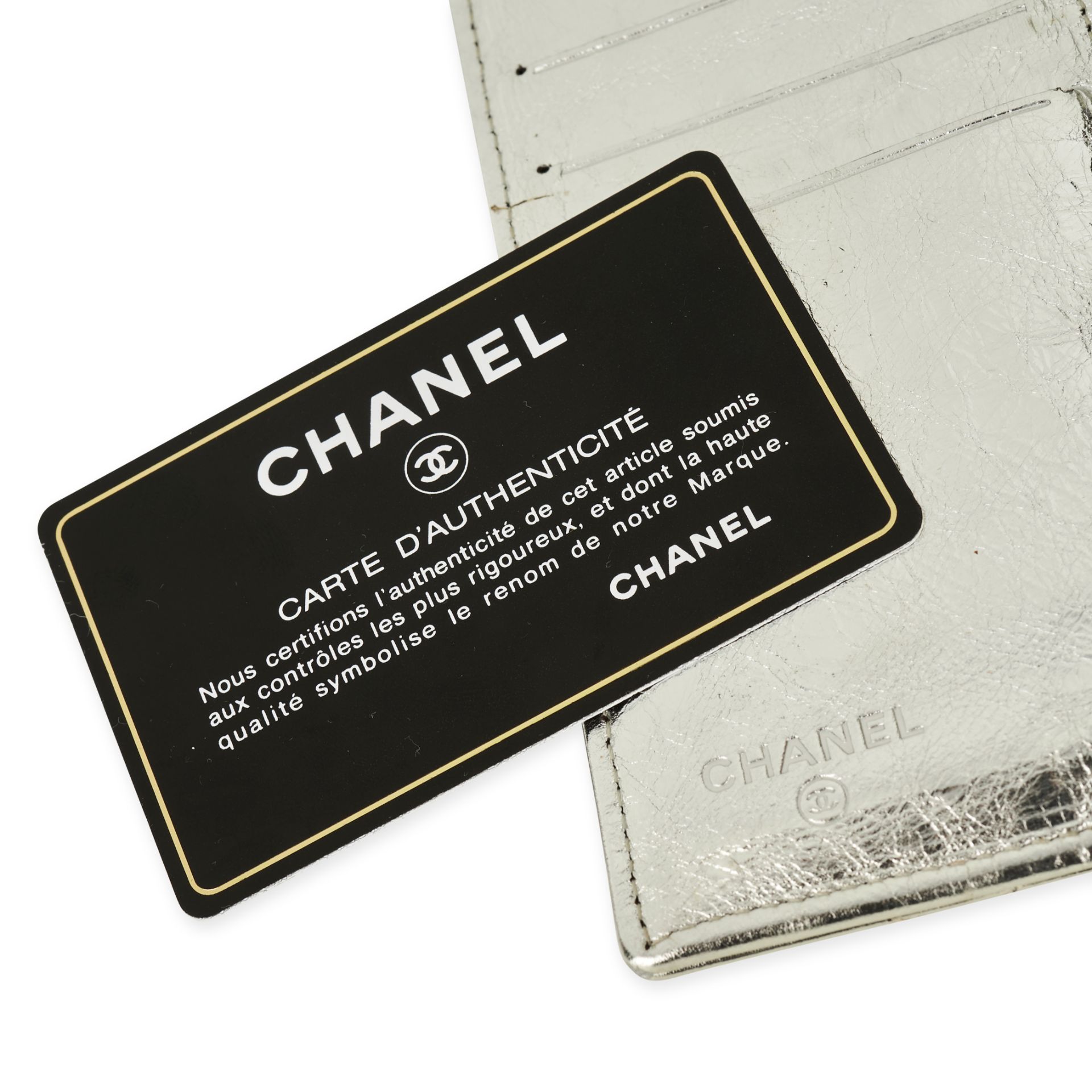 CHANEL SILVER REISSUE LONG WALLET Condition grade B+. Produced between 2006 and 2008. 18cm long... - Image 4 of 4