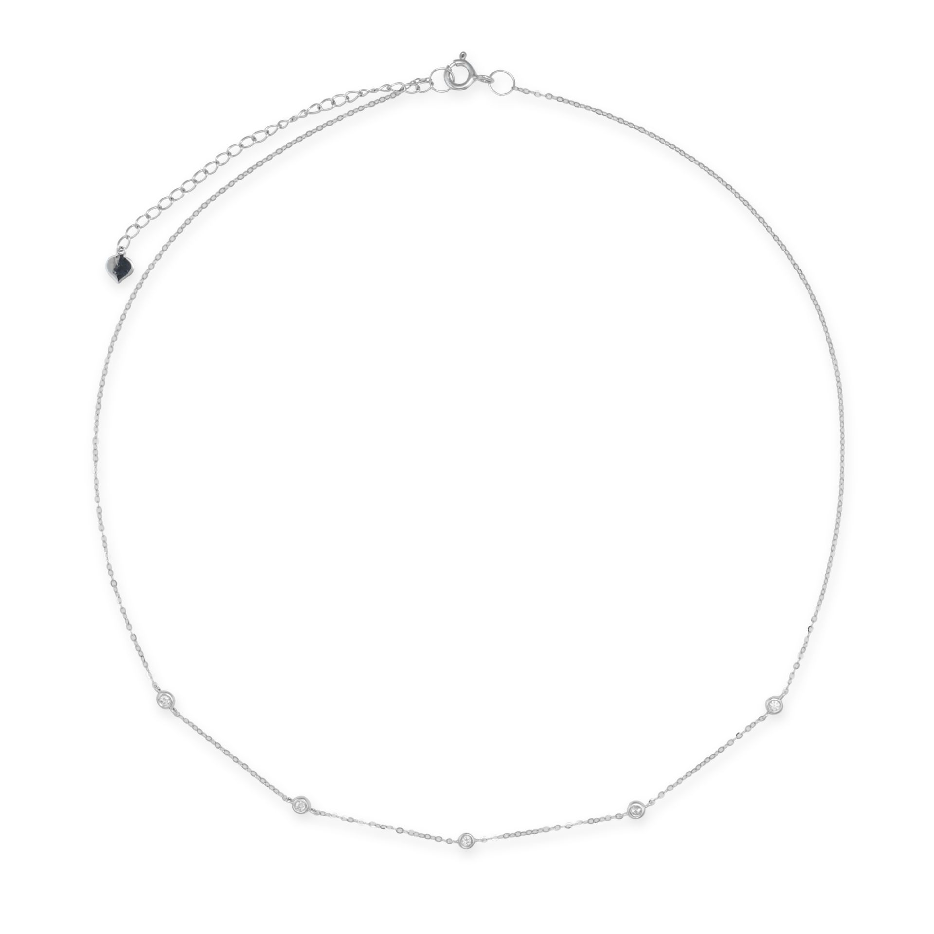 A DIAMOND CHAIN NECKLACE AND BRACELET SET in 18ct white gold, each designed as a trace chain set ...