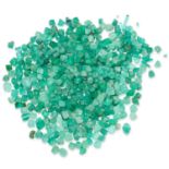 A COLLECTION OF UNMOUNTED ROUGH EMERALDS all totalling 288.50 carats.