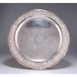 A SOUTH AMERICAN SILVER SALVER, 20TH CENTURY