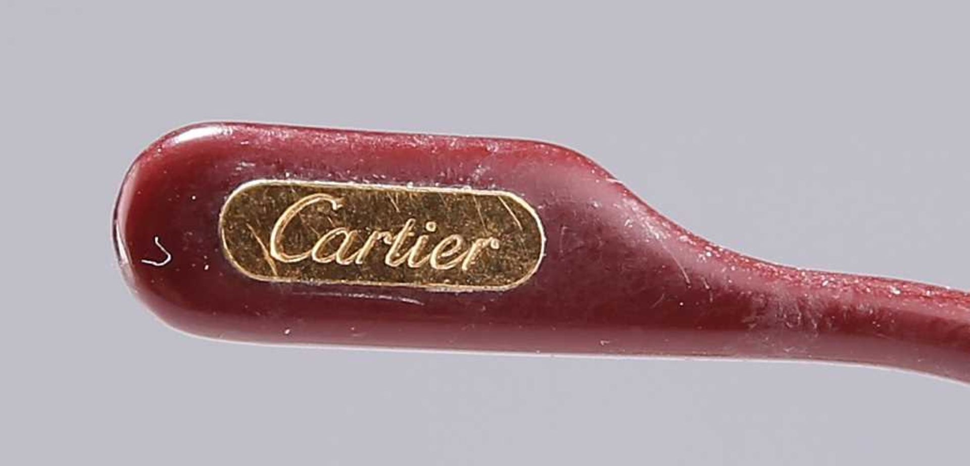 CARTIER: A PAIR OF GOLD-PLATED MUST DE CARTIER LOUIS CARTIER PRESCRIPTION GLASSES, CIRCA 1980S - Image 2 of 2