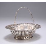 A GEORGE III SILVER SWEETMEAT BASKET