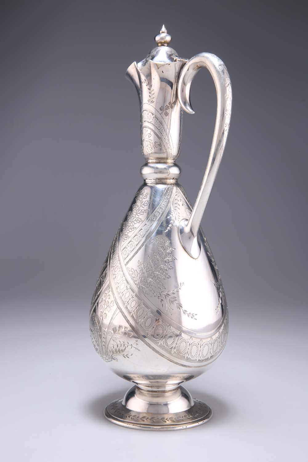 A VICTORIAN SILVER EWER - Image 2 of 3