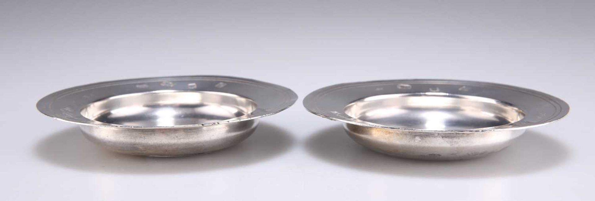 † A PAIR OF ELIZABETH II SMALL SILVER ARMADA DISHES - Image 2 of 2