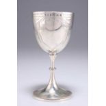 A VICTORIAN SILVER GOBLET