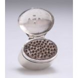 A GEORGE III SILVER NUTMEG GRATER