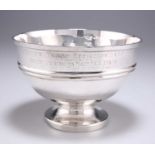 † A GEORGE VI SILVER PEDESTAL BOWL