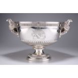 A LARGE AND IMPRESSIVE EDWARDIAN SILVER BOWL