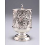 A GEORGE V SILVER MUG