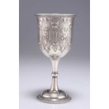 A VICTORIAN SILVER GOBLET