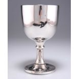 A GEORGE V SILVER GOBLET