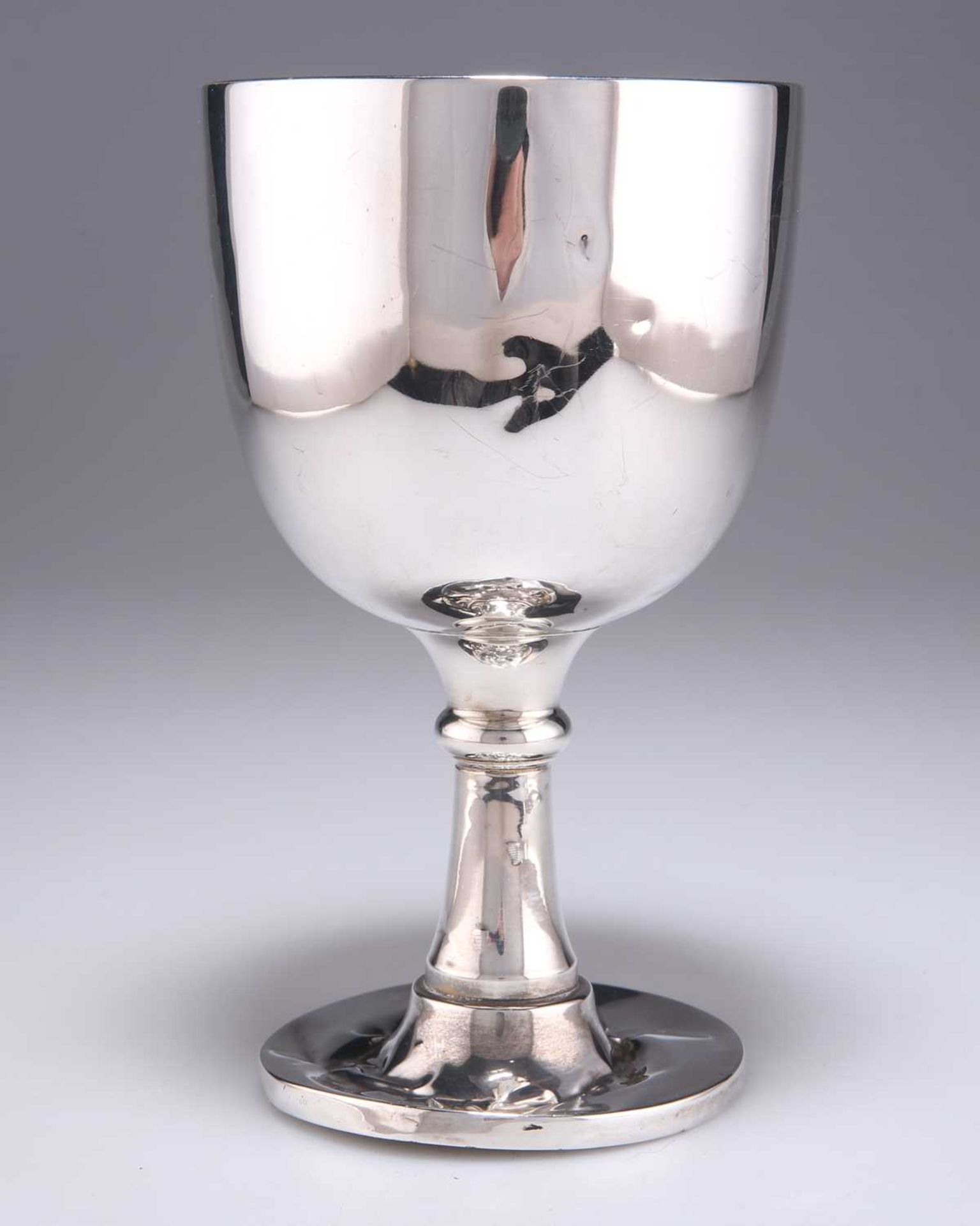 A GEORGE V SILVER GOBLET