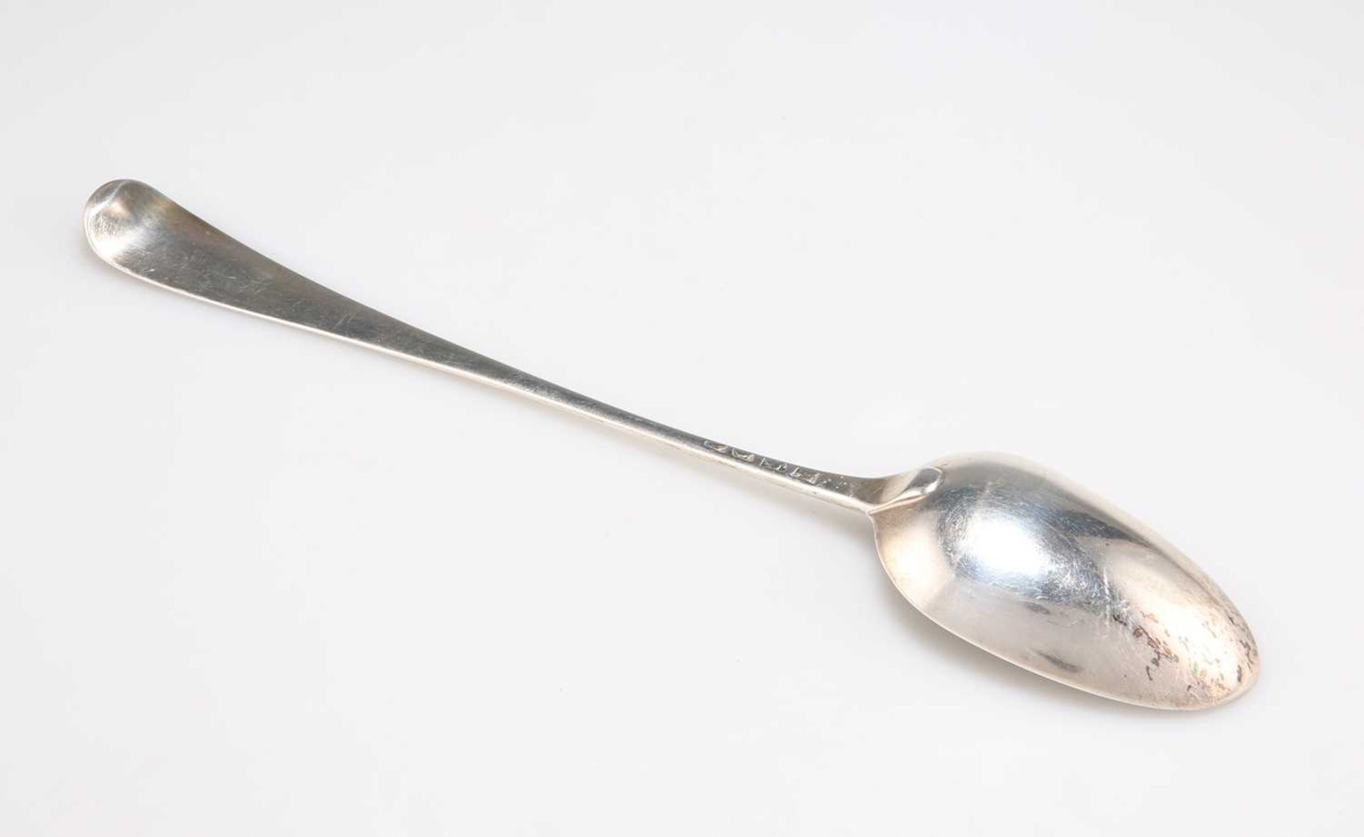 A GEORGE III SILVER BASTING SPOON - Image 2 of 3