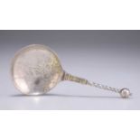 AN 18TH CENTURY NORWEGIAN SILVER SPOON