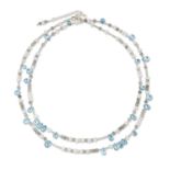 A GEMSTONE BEAD NECKLACE