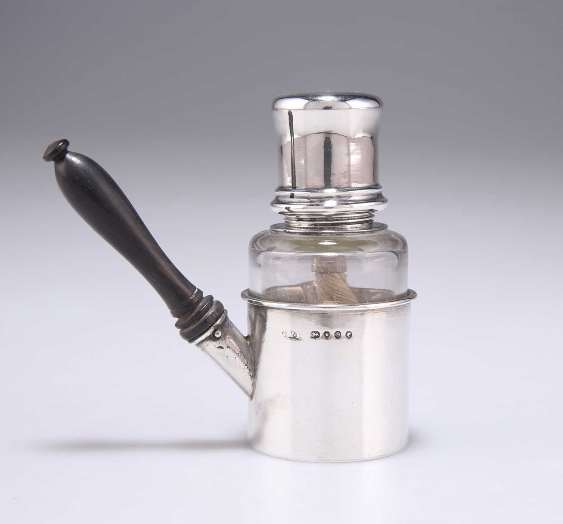 A VICTORIAN SILVER NOVELTY TABLE LIGHTER - Image 2 of 2