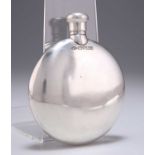 AN ELIZABETH II SILVER FLASK